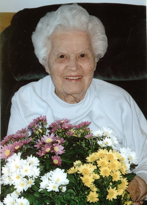 Mary Yuzyk on her 90th Birthday, November 28, 2004